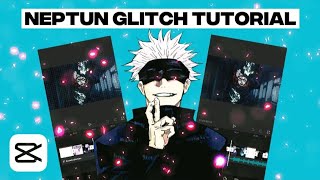 AE, AM Like Neptun Glitch Tutorial On Capcut 🔥💙