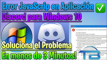 ❌ ERROR DISCORD JAVASCRIPT en Windows 10 ❌ Solución al problema en el proceso instalación de la APP.