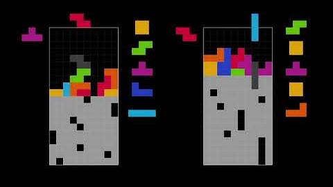 Tetris AI showcase