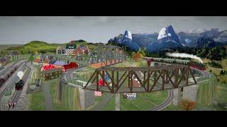 A look around a model railway 3d train studio 1