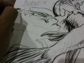 Sergio Cariello inks @ Comic-con