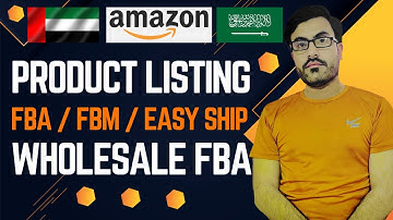 Amazon UAE and KSA Product Listing & Shipment Plan | Pashto / پشتو |