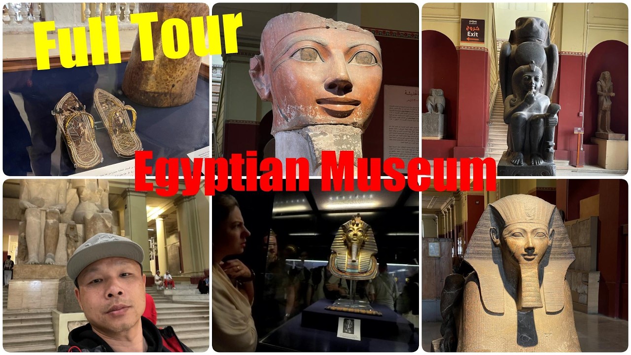 I was SO CLOSE to these Treasures | Full Tour of Egyptian Museum #ancientegypt  #unescoworldheritage