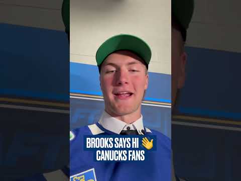 33rd Overall Pick Brooks Rogowski has a message for Canucks fans!