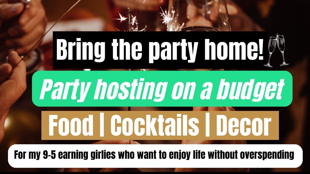 HOW TO HOST ANY PARTY LIKE A PRO! budget tips + revealing ALL my hosting  secrets… (2021) 