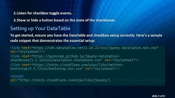 How to Detect Checkbox Toggling in DataTables with jQuery for Dynamic Button Visibility