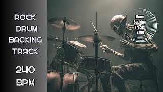 240 BPM Death Metal Drum Backing Track | Extreme Blast Beats | Royalty Free Drum Loop