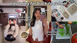 PREPARING FOR BACK TO SCHOOL | study methods that *actually* work, whats in my backpack & more