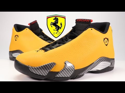 air-jordan-14-yellow-ferrari-(reverse-ferrari)-review