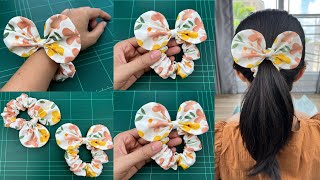 Easy Bow Scrunchies ✅✅ How to make Scrunchies.