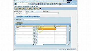 SAP ABAP - Create Collective Search Help Vimbue.avi