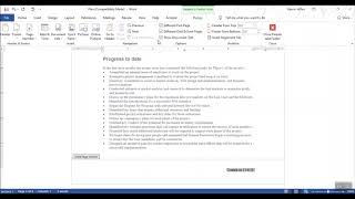 Microsoft Word 2016 How to Insert Different Headers Footers and Section Break