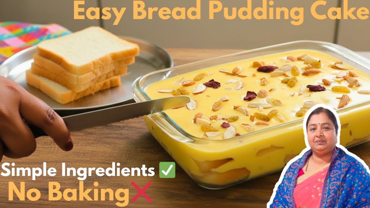 No Oven? No Problem! 10 Min Bread Pudding Cake 😍 | Ye Cake Sabko Shock Kar Dega! 🔥