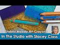 Stabilo Woody Art Crayons are affordable & amazing to work with! In the Studio May Class 2 of 4