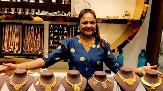 Light Weight Gold Jewellery Collection/Coimbatore Hari Jewellery Latest Gold Jewellery Collection 
