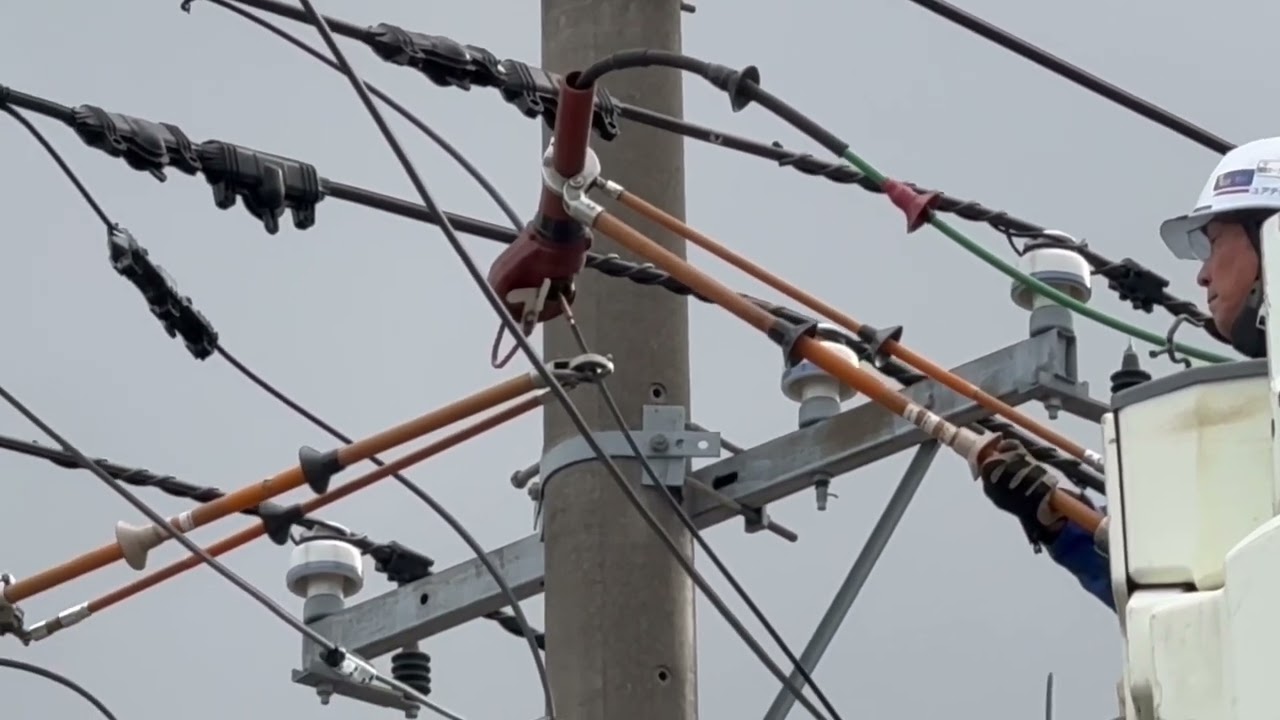 高圧架空線ジョイント