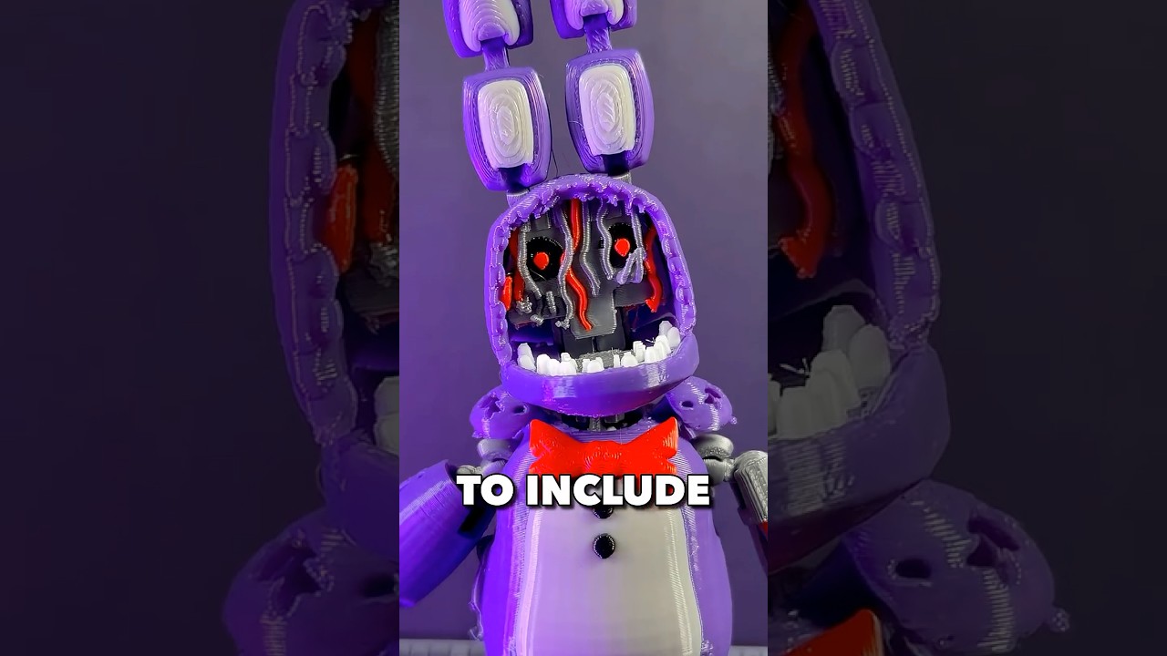 The ULTIMATE Withered Bonnie ACTION FIGURE (FNAF T13) #fnaf