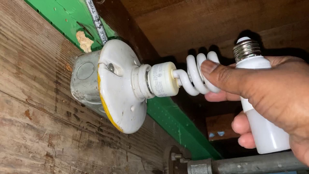 Changing out the light bulb YouTube