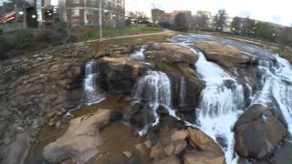 3DR Solo: Falls Park Waterfall, Greenville, Sc