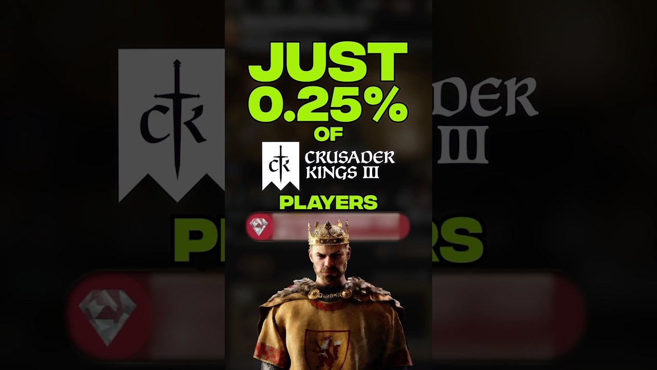 Just 0.25% of Crusader Kings 3 Players Have This Ultra Rare Achievement