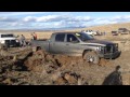 Cummins stuck in mud