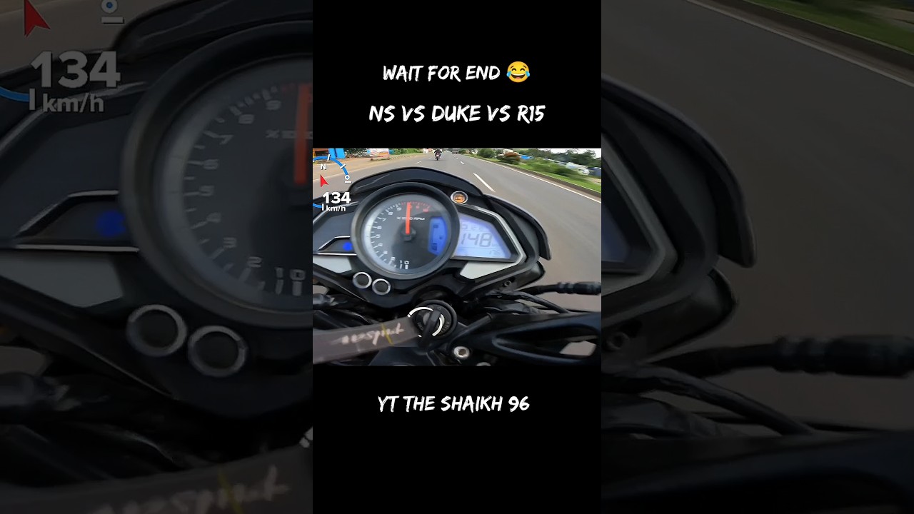 Ns200 Vs Duke 250 Vs R15 🔥  CRAZY RIDE NS200 hyper ride  