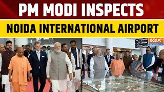 PM Modi visits Noida International Airport Terminal in Jewar, Inaugurates Phase 1 of The Airport