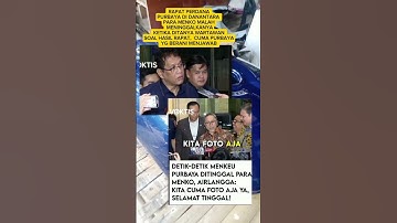 HASIL RAPAT PERDANA DI DANANTARA, CUMA PURBAYA YANG BERANI JAWAB PERTANYAAN WARTAWAN.
