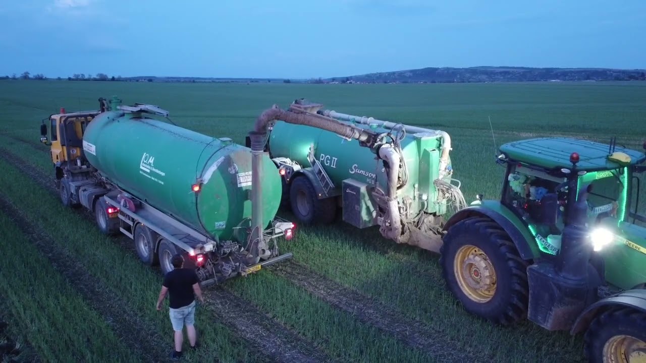 🟡Aplikácia digestátu / 2X Tatra Phoenix / 1 John Deere 8320R🟡