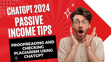 Proofreading and Checking Plagiarism using Chatgpt in 2024