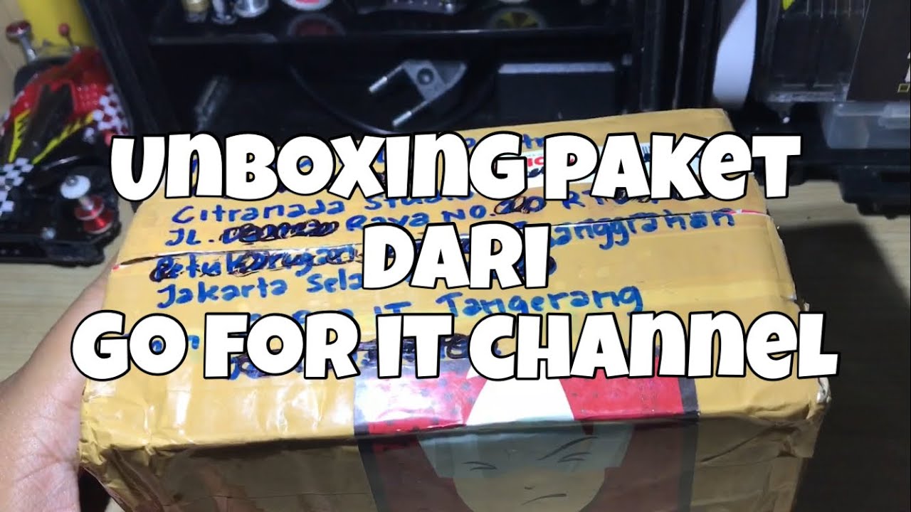Unboxing Paket Dari Go For It Channel Isinya Ganteng YouTube