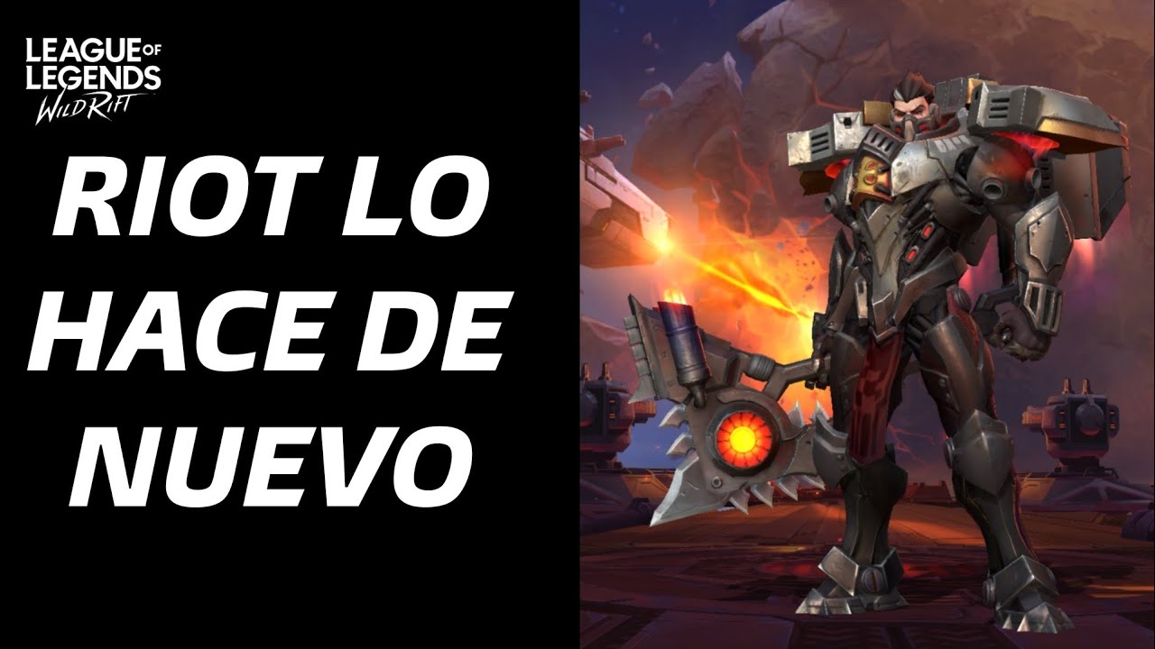 Newest Riot Skin RIOT LO HACE DE NUEVO 💀 NUEVA SKIN EXCLUSIVA EN WILD RIFT... - YouTube