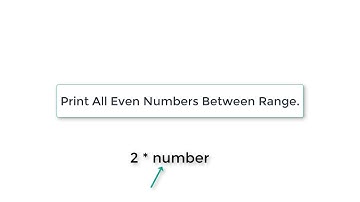 C Program To Find Even Numbers Between Range using For Loop