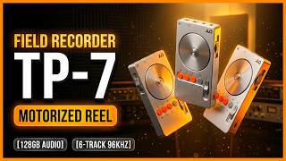 🎙️📼 Teenage Engineering TP-7 SPINS REAL TAPE REELS! ⚡ 24-Bit Field Recorder For $1,499! 🎚️✨