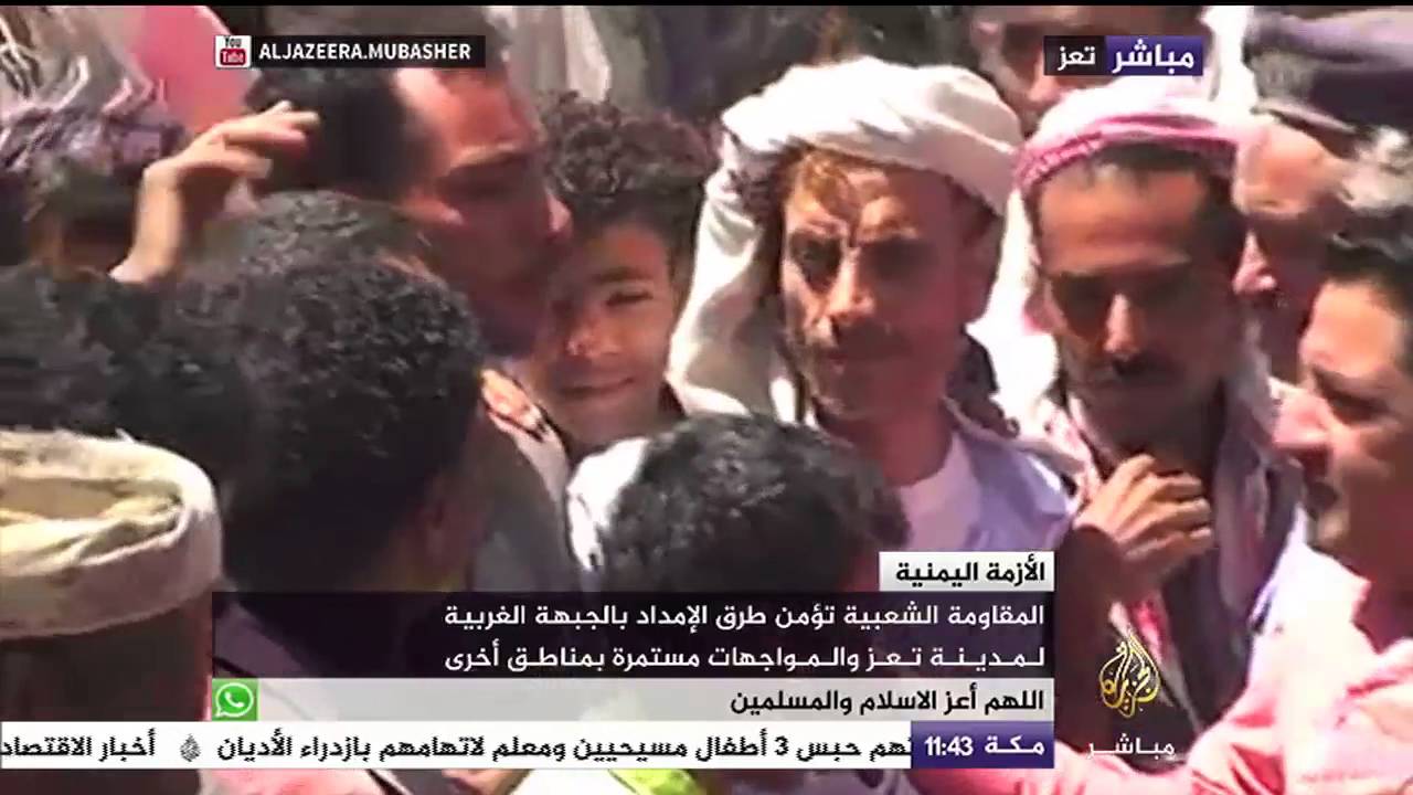 المقاومة الشعبية تؤمن طرق الإمداد بالجبهة الغربية لمدينة تعز والمواجهات مستمرة بمناطق أخرى