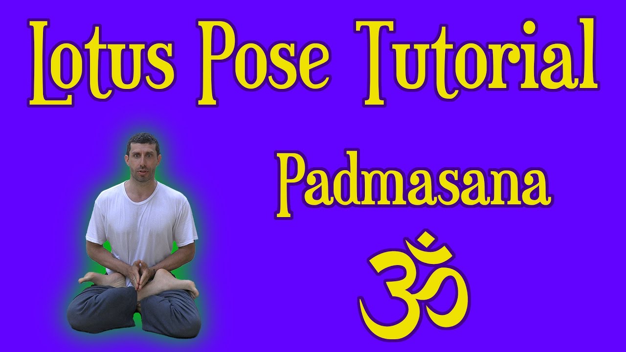Lotus Pose Tutorial Padmasana Tutorial Wisdom ⚛️ Master Vincent Ferrer