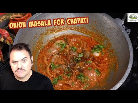 Chef James Reacts to Quick & Tasty Onion Masala for Chapati | Dindigul Food Court