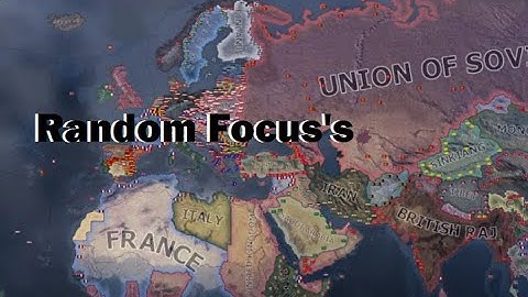 Hoi4 Timelapse - What if all Major nations went random!?