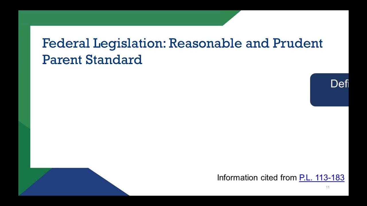 State Perspectives on Reasonable and Prudent Parent Standards - AD