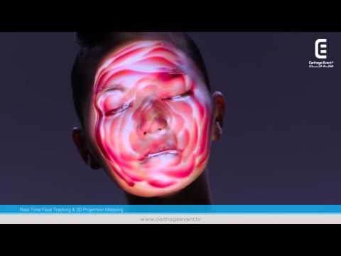 Real-Time Face Tracking & 3D Projection Mapping | Carthage Event Tv