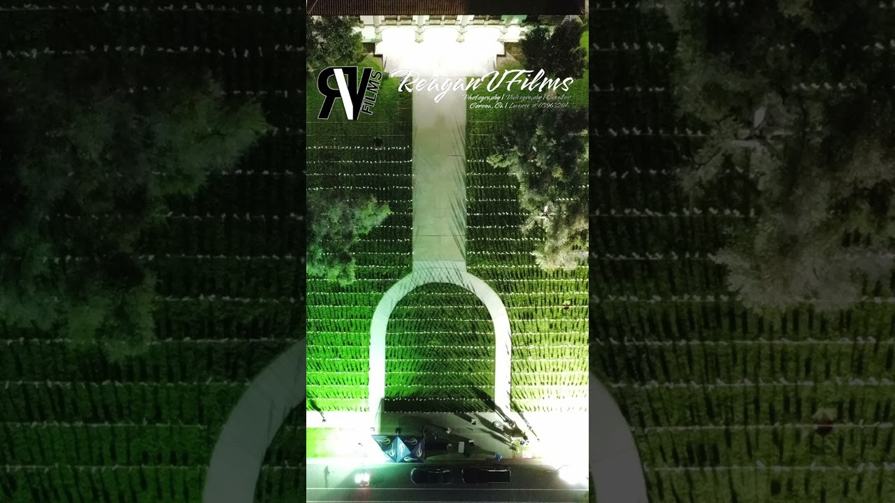 Setting up for Patriots Day with 4 Hours of placing over 2,000 flags.