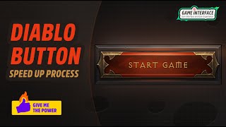 UI Button, Diablo Style. Speed up Process Net Worth