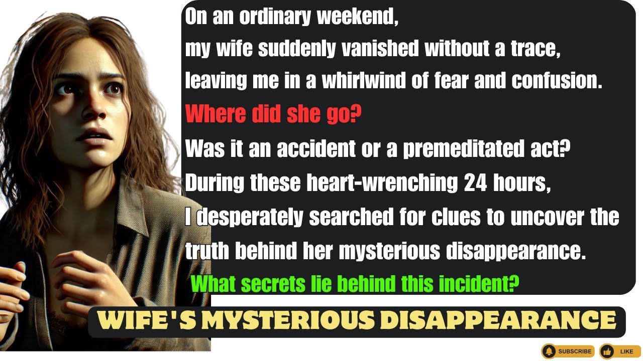 [FULL STORY] Wife's Mysterious Disappearance The 24Hour Truth
