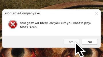 Lethal Company but the mods break my pc