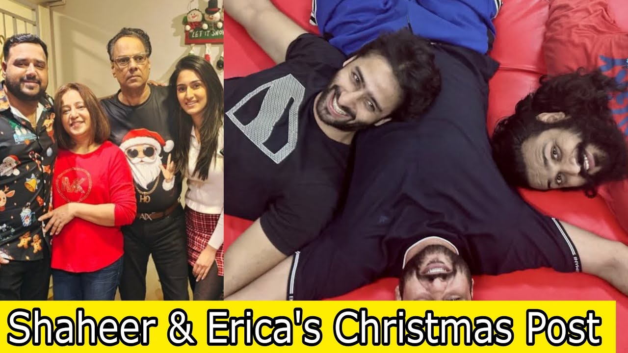 Shaheer Sheikh & Erica Fernandez Christmas Post..