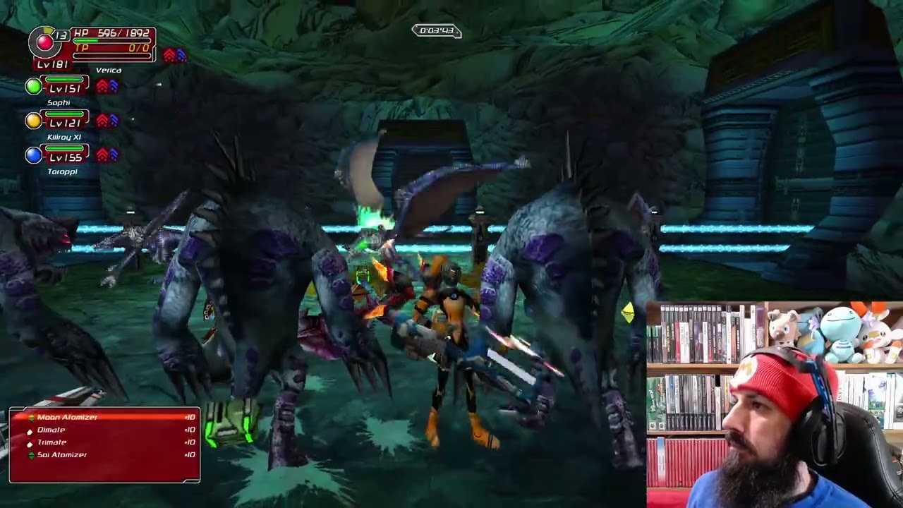 PSOBB - Christmas Event! Leveling RAcaseal Verica to Lv182!