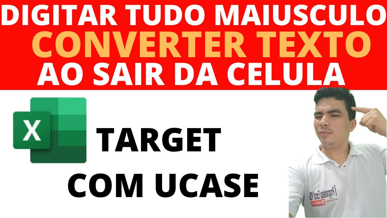 Como for ar texto sair todo maiusculo ao preencher planilha usando vba