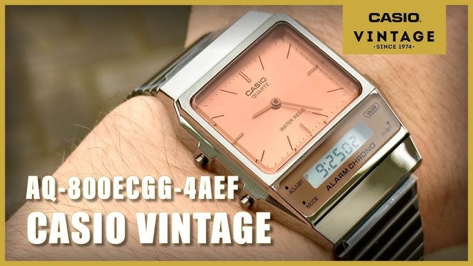 Unboxing The New Casio Vintage AQ-800E-7AEF - YouTube