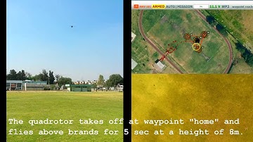 Waypoints autonomous mission