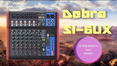 Cheap Sound Mixer SI-6UX from Debra with audio interface and Bluetooth - review